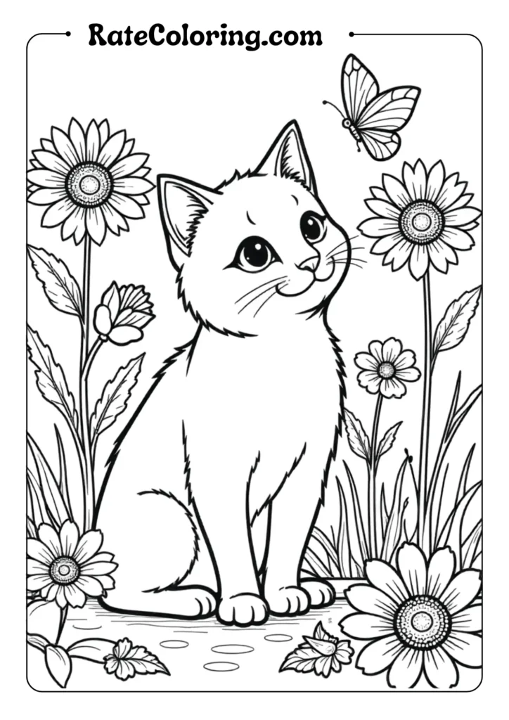 A mother cat lying on her side with three small kittens nursing or playing around her