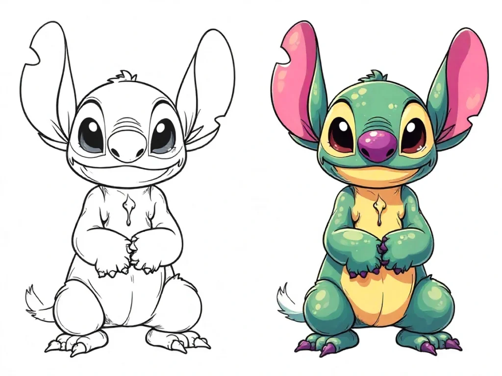 stitch coloring pages