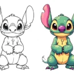 stitch coloring pages