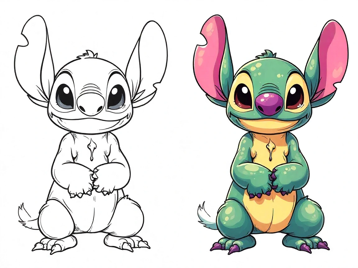 stitch coloring pages
