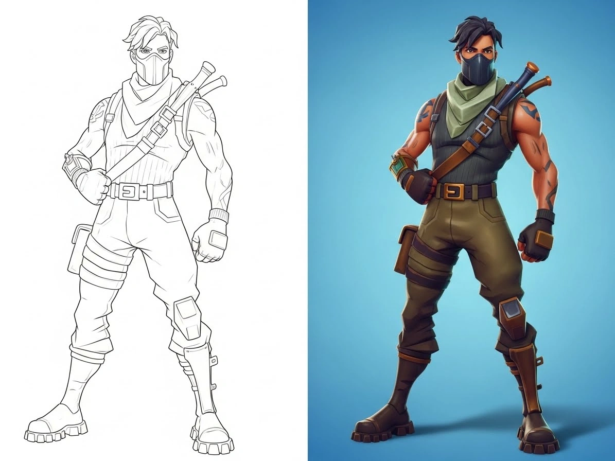 fortnite coloring pages