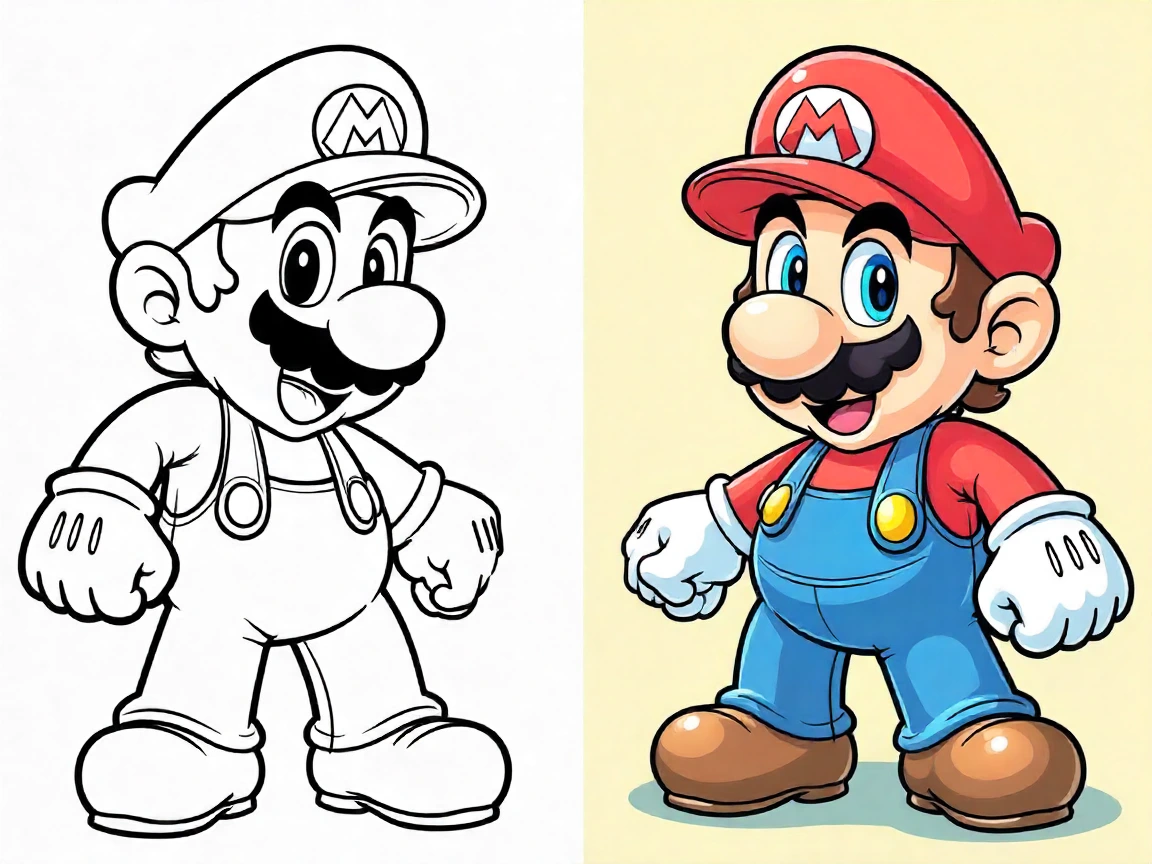 mario coloring pages