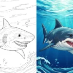shark coloring pages